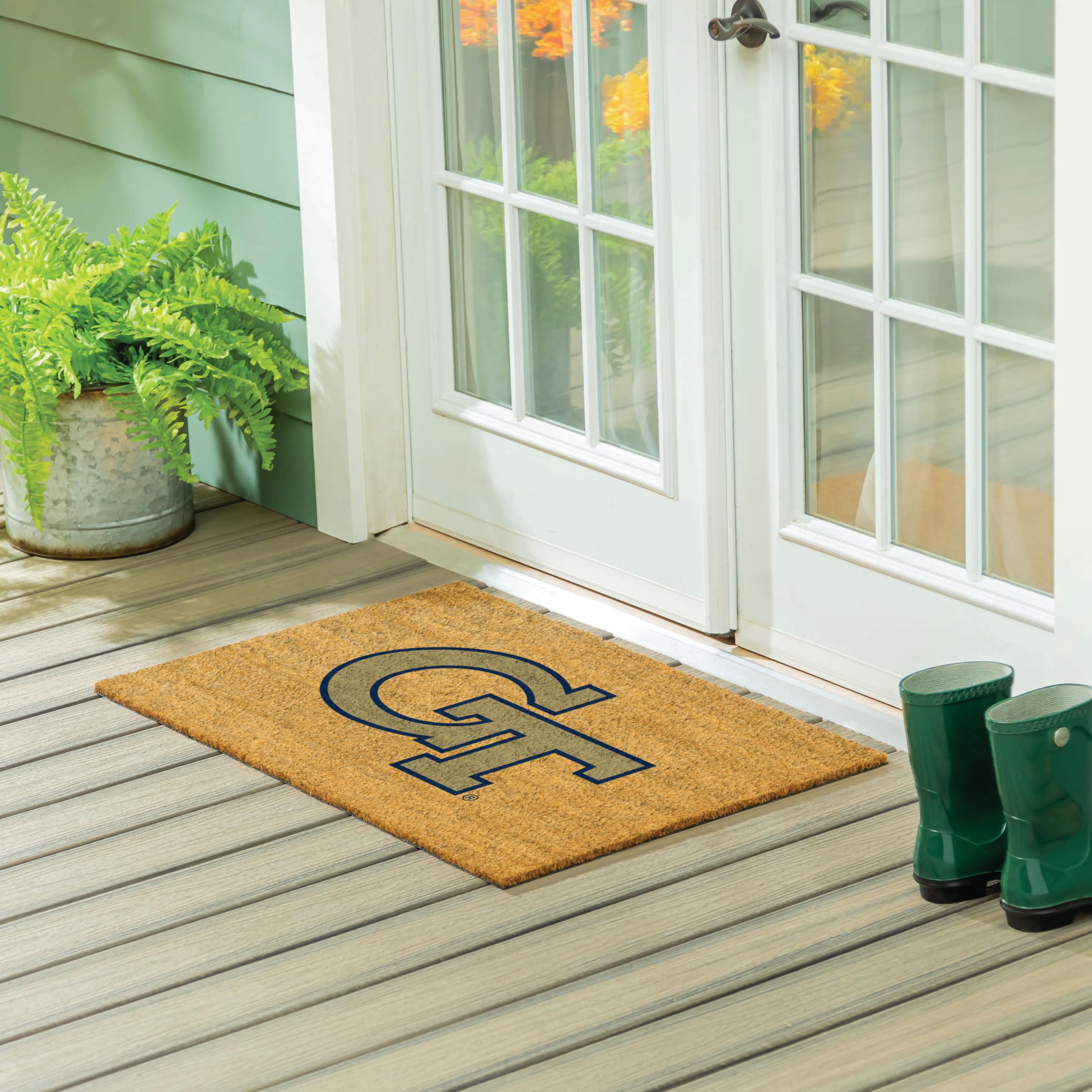 Amazon.com: Team Sports America NCAA Georgia Tech Coir Doormat 36