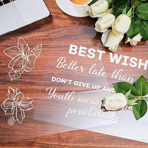 Miniatura 6 de Zonon 5 piezas de hojas de policarbonato transparentes de 14 x 11 x 0.02 pulgadas, láminas delgadas de plástico resistente, panel de plástico