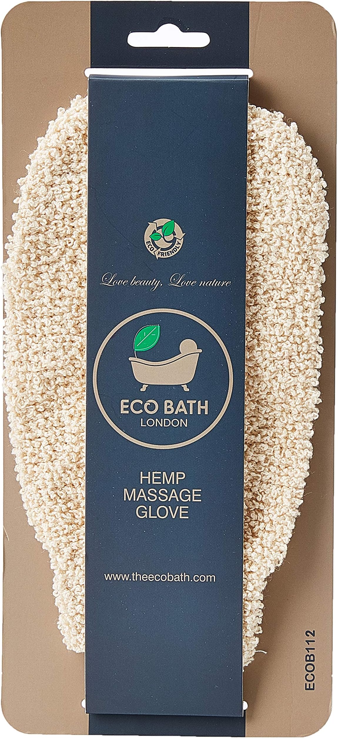 Eco Bath Hemp Massage Glove, Single