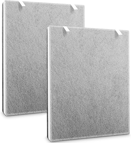 Paquete de 2 filtros de repuesto para purificador de aire Vital 100 compatibles con filtro de aire LEVOIT Vital 100, filtro de aire True H13 HEPA 3
