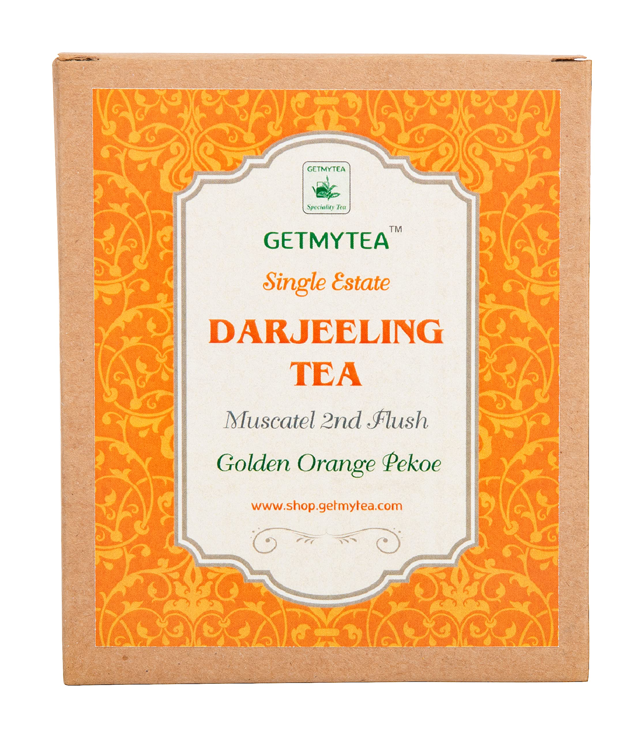Getmytea Darjeeling Tea 2nd Flush Orange Pekoe Loose Leaf Tea | Muscatel | Second Flush | Golden Orange Pekoe | Garden Fresh Aroma | Antioxidants | Black Tea | 100% Whole Leaf Tea | 40 cups - (75 Grams) (B09CZBN1J7) Amazon Price History, Amazon Price Tracker