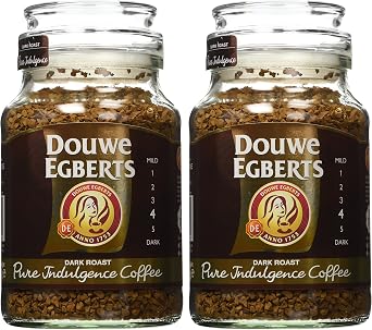 Douwe Egberts Pure Indulgence Instant Coffee, Dark Roast, 7.05-Ounce, 200g (Pack of 2) by Douwe Egberts