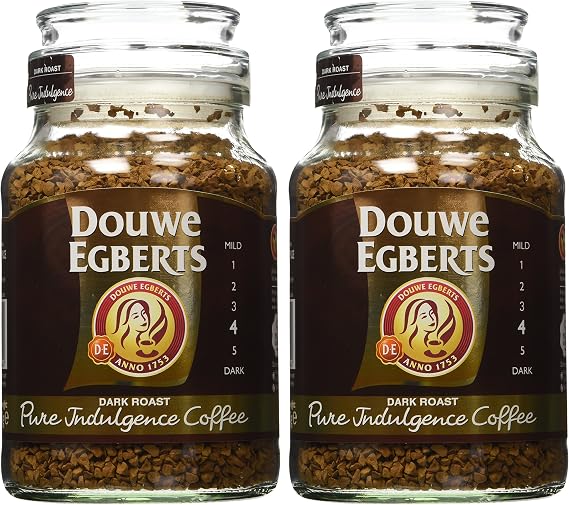 Douwe Egberts Pure Indulgence Instant Coffee, Dark Roast, 7.05-Ounce, 200g (Pack of 2) by Douwe Egberts