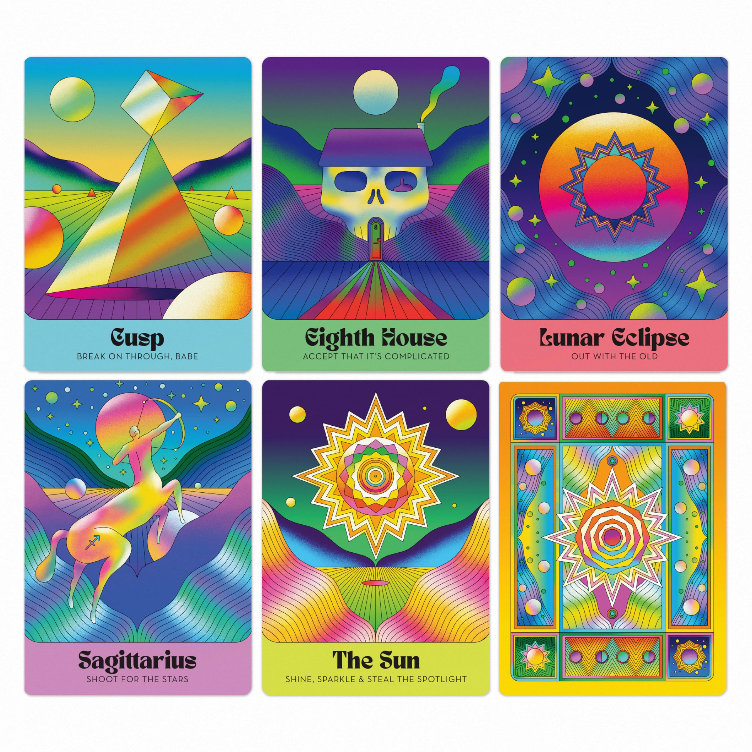 Knock Knock Cosmic Dreamscape Astrology Oracle Deck: 72 Cosmic Cards for Daily Guidance Inspired by the Mystical Practice of Astrology