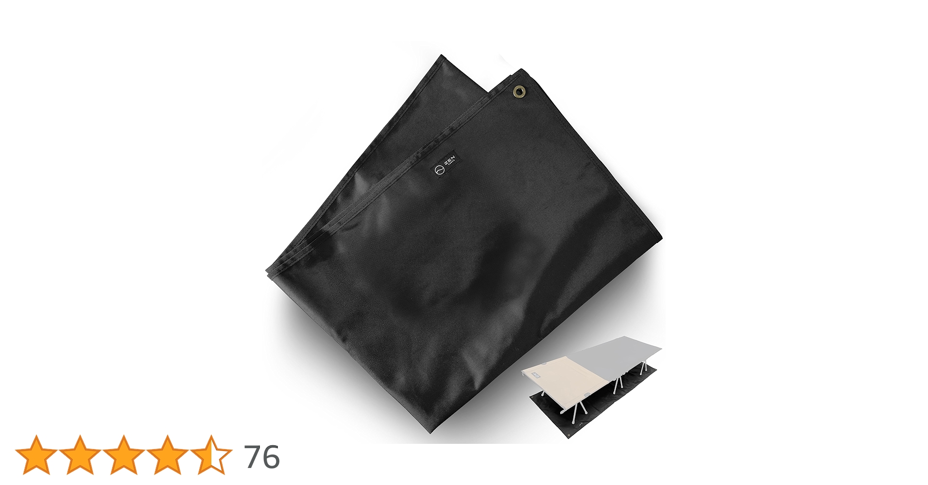 Amazon | ZEN Camps グランドシート ハーフサイズ 198×73cm 厚手