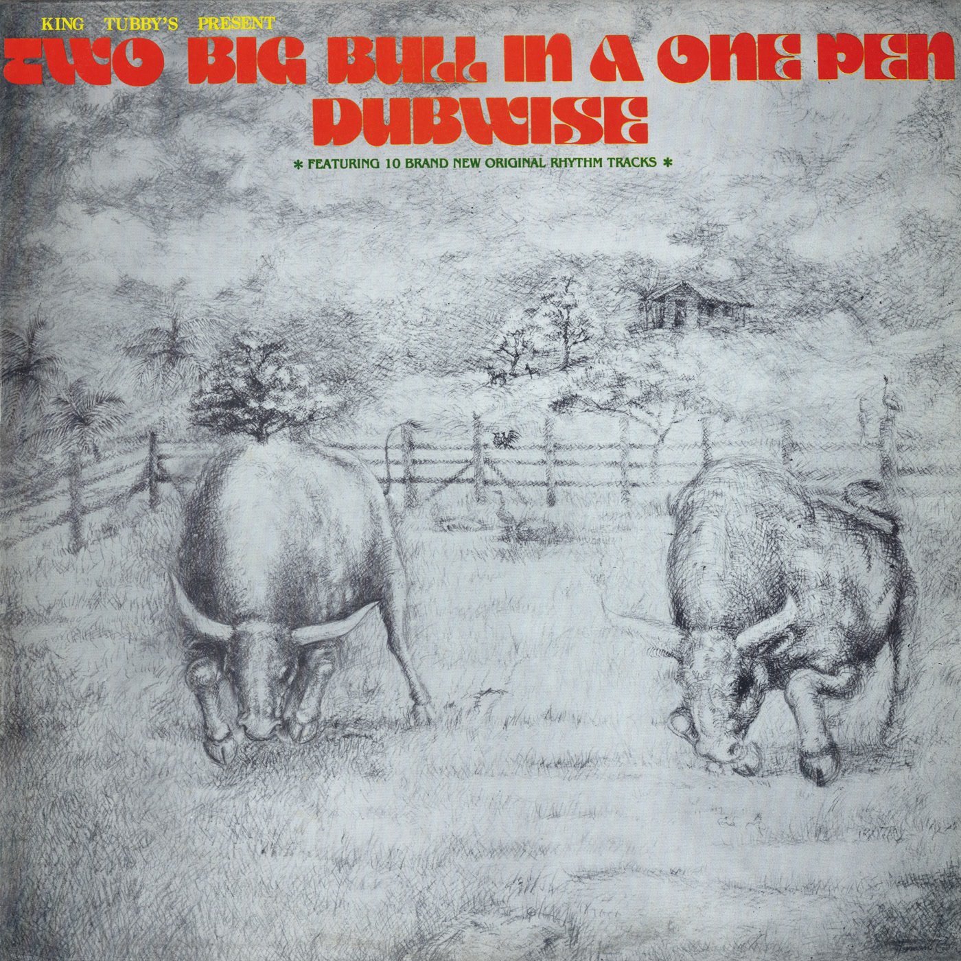洋楽 King Tubby Two Big Bull In A One Pen LP Two Big Bull In A One Pen Dubwise King Tubby [LP record
