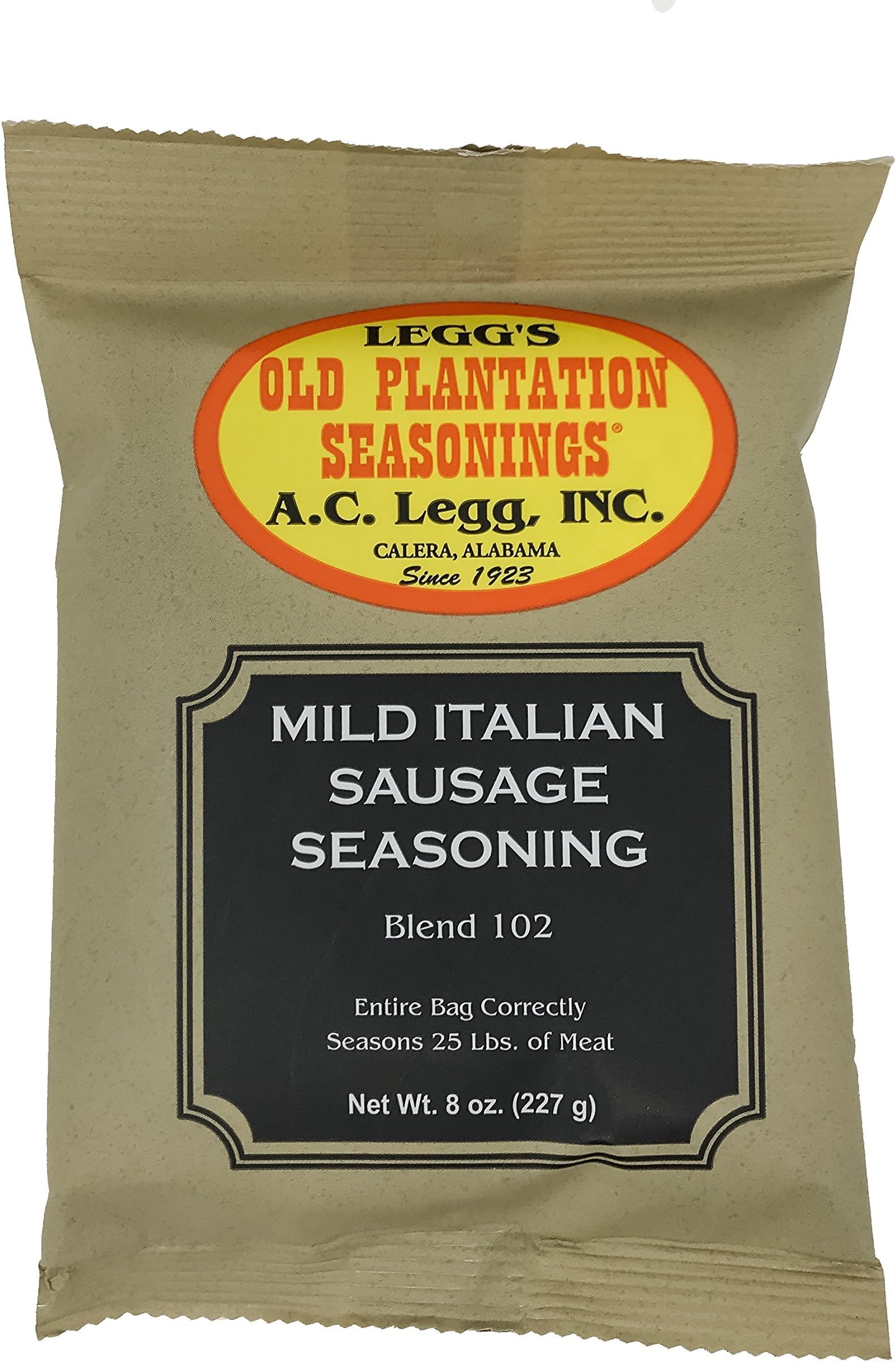 A.C. Legg - Mild Italian Sausage Seasoning - 8 Ounce