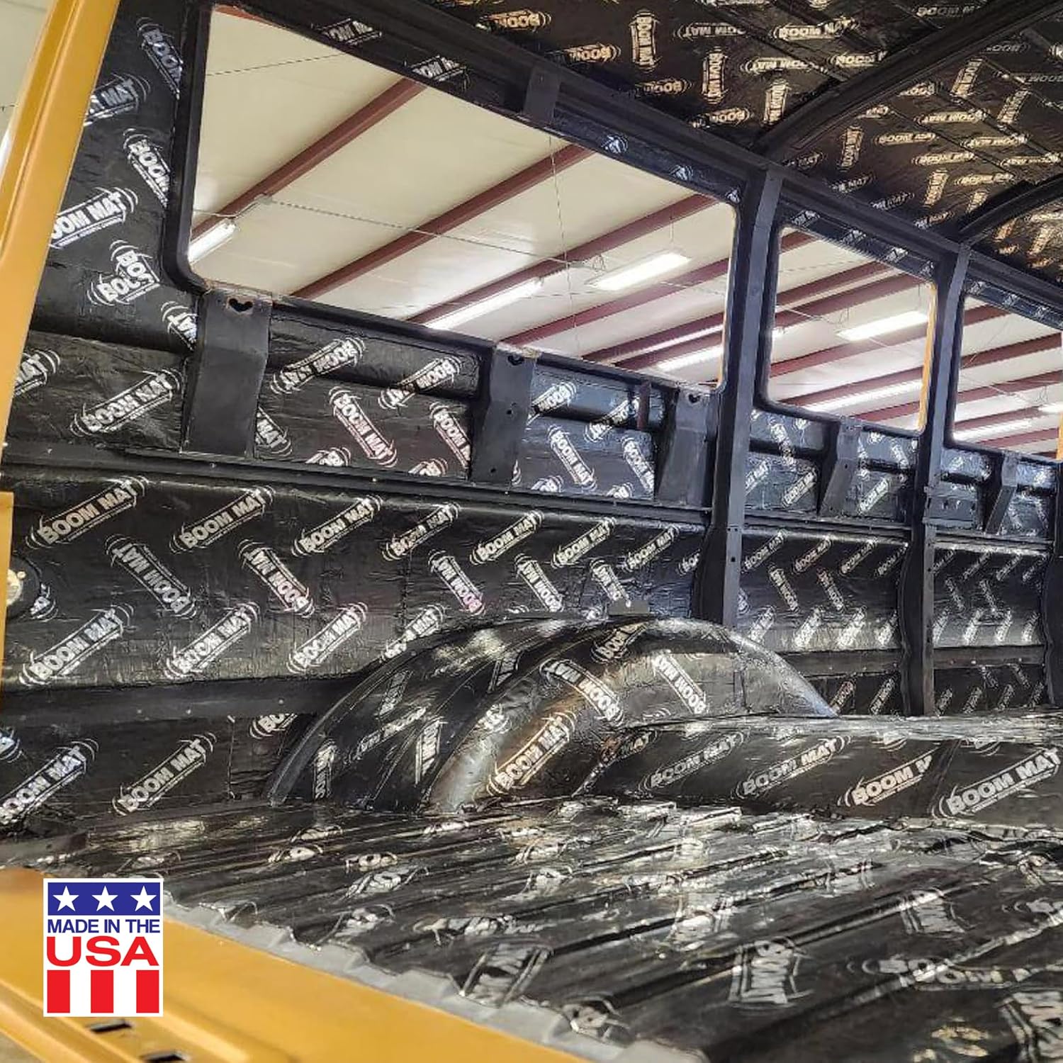 Design Engineering Boom Mat Sound Deadening Material with Adhesive Backing