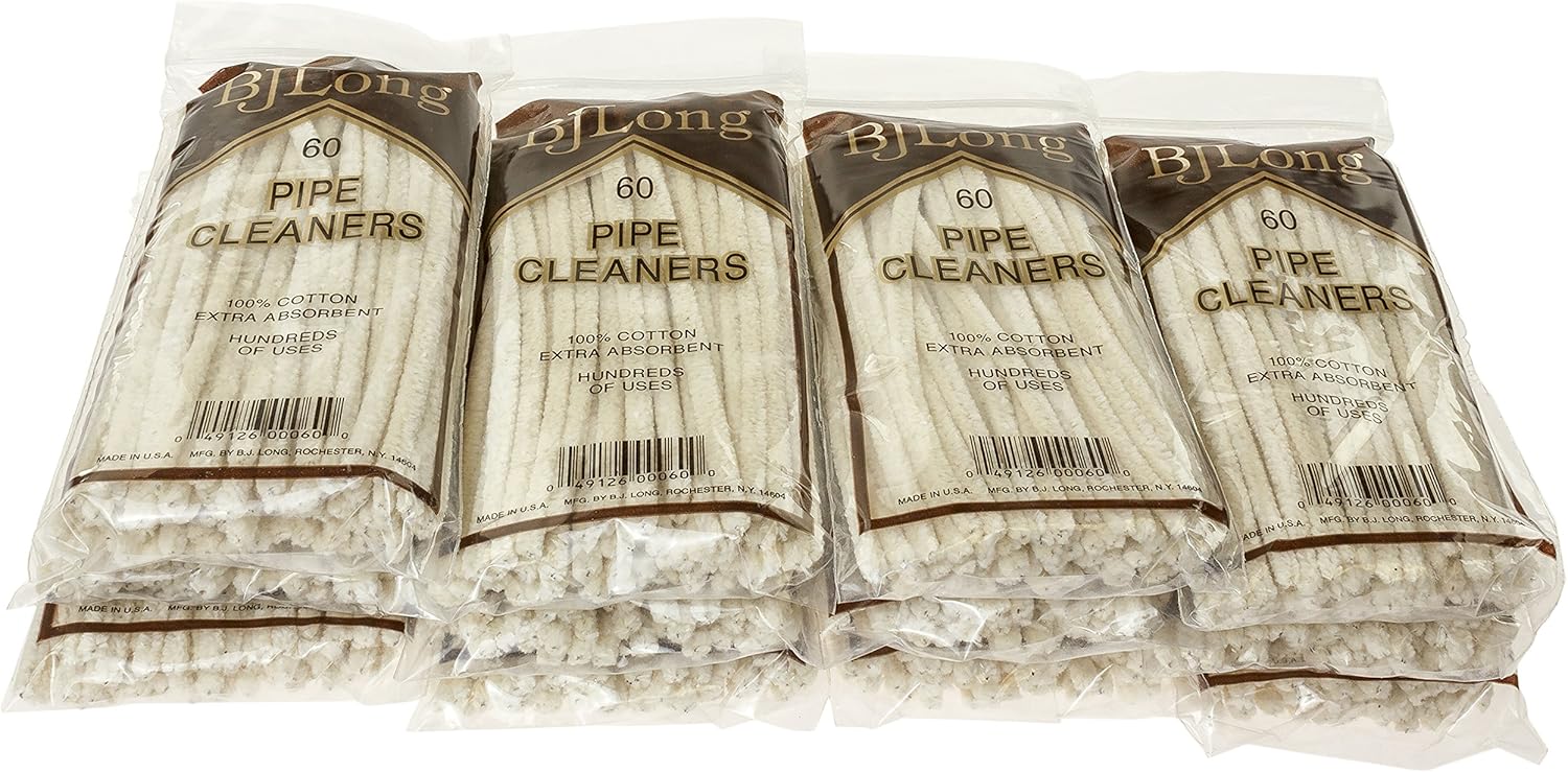 BJ Long Pipe Cleaners 60 Count - 12 Pack TP-1426