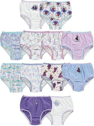 Disney Girls' Frozen 12-Days Advent Underwear, Available in Sizes 23t, 4t, 6 and 8