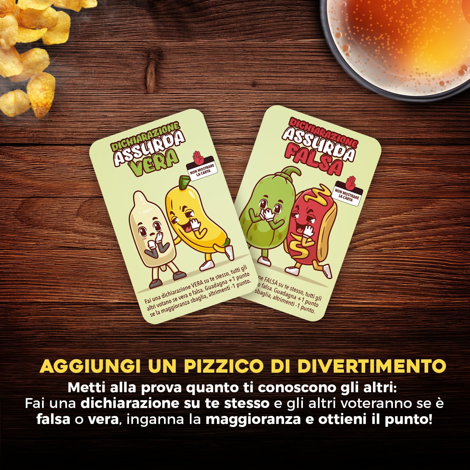 Dicci di più - Giochi da Tavolo Adulti Divertenti - Metti in Discussione la tua Morale con il Nuovo Gioco di Società - NON HO MAI... in Carte da Gioco - Per Viaggi e Feste da Fare con Amici
