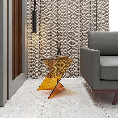 Miniatura 121 de LeisureMod Mesa auxiliar moderna color gris, elegante mesa auxiliar para dormitorio y sala de estar