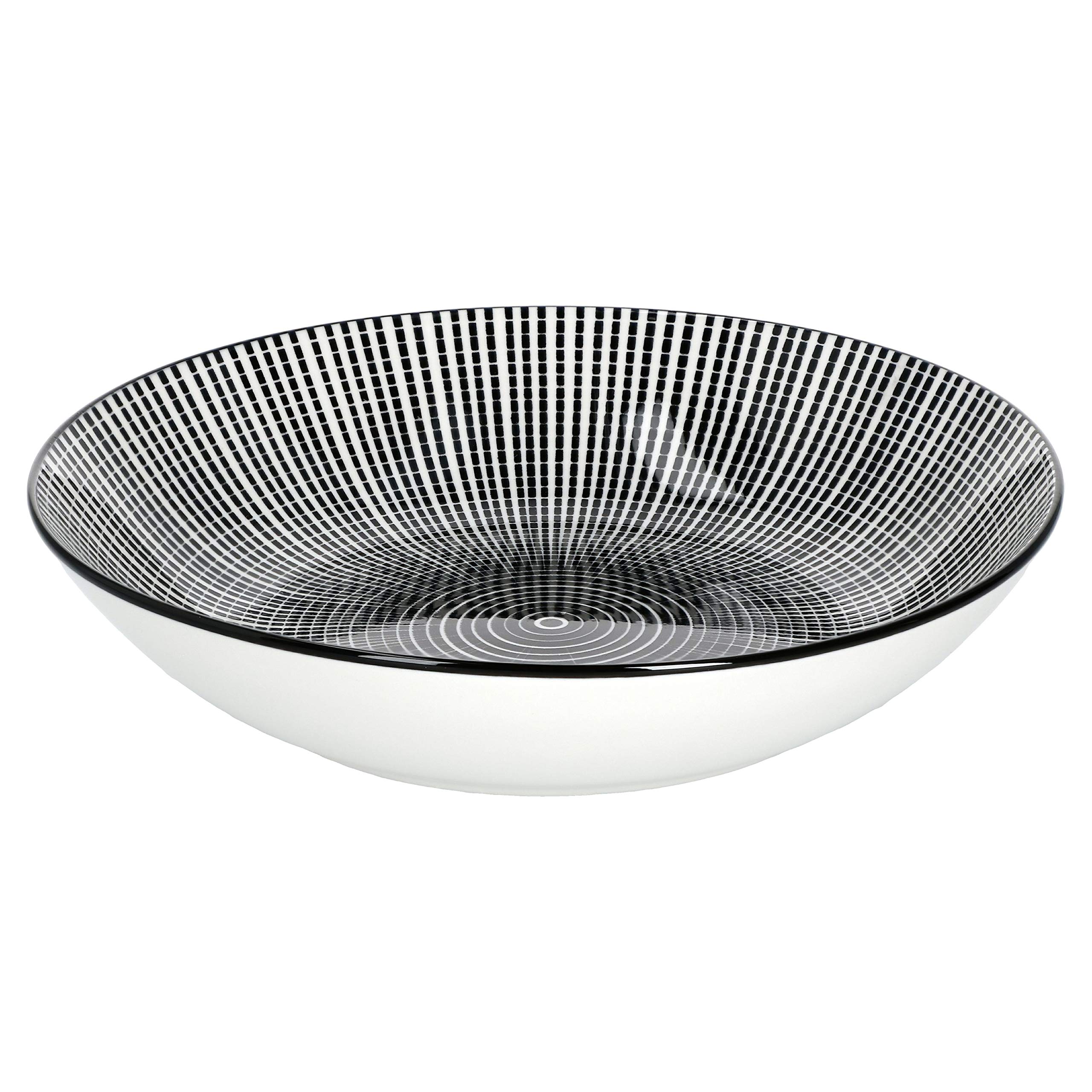 MamboCat Panther - Lot de 6 bols en faïence mat - 14,2 cm - Noir - 450 ml - Pour 6 personnes - Pour salade, soupe, céréales, chips, etc. - Vaisselle pour