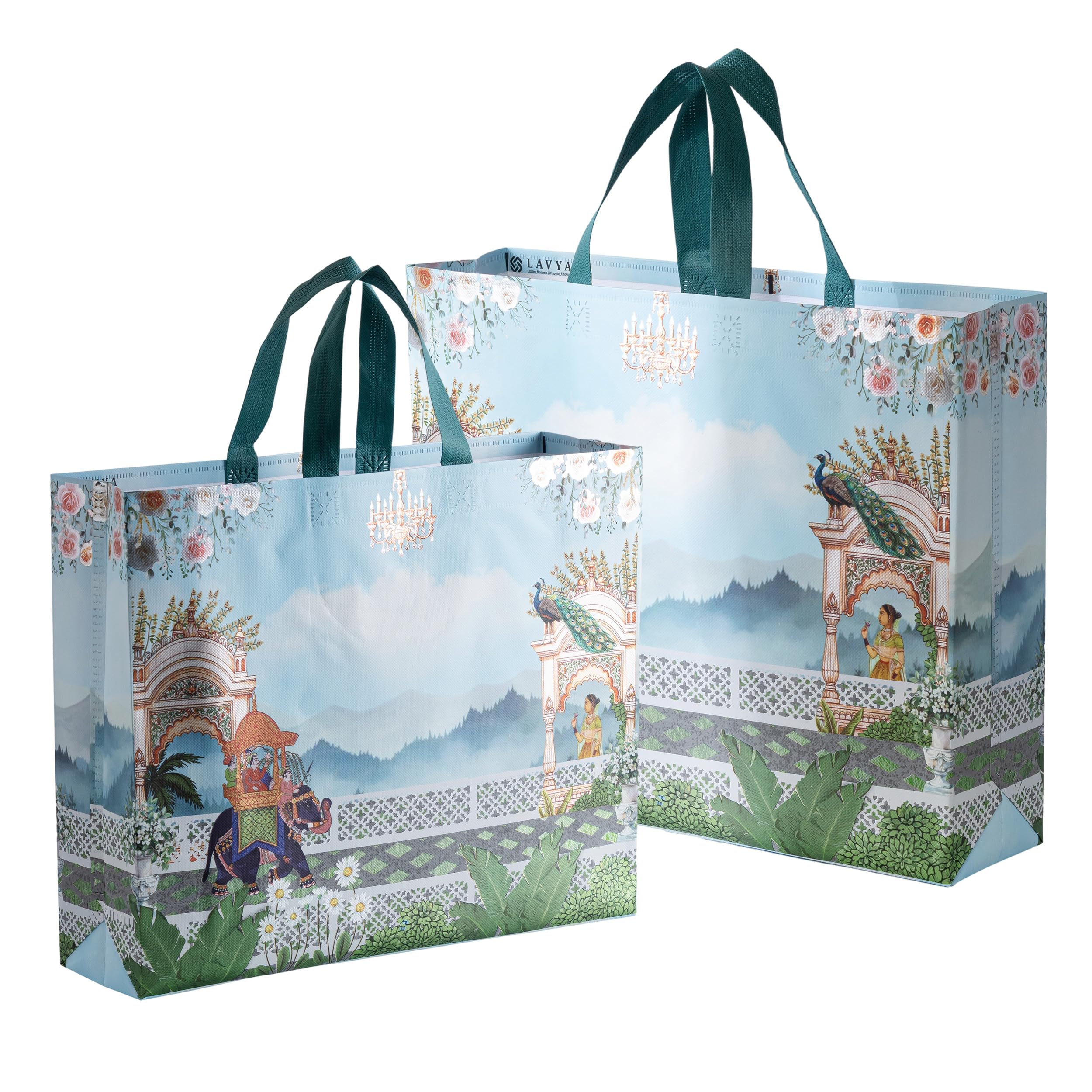 Lavya Wedding Special Return Gift Bags (Royal Wedding Heritage, Pack of 10)
