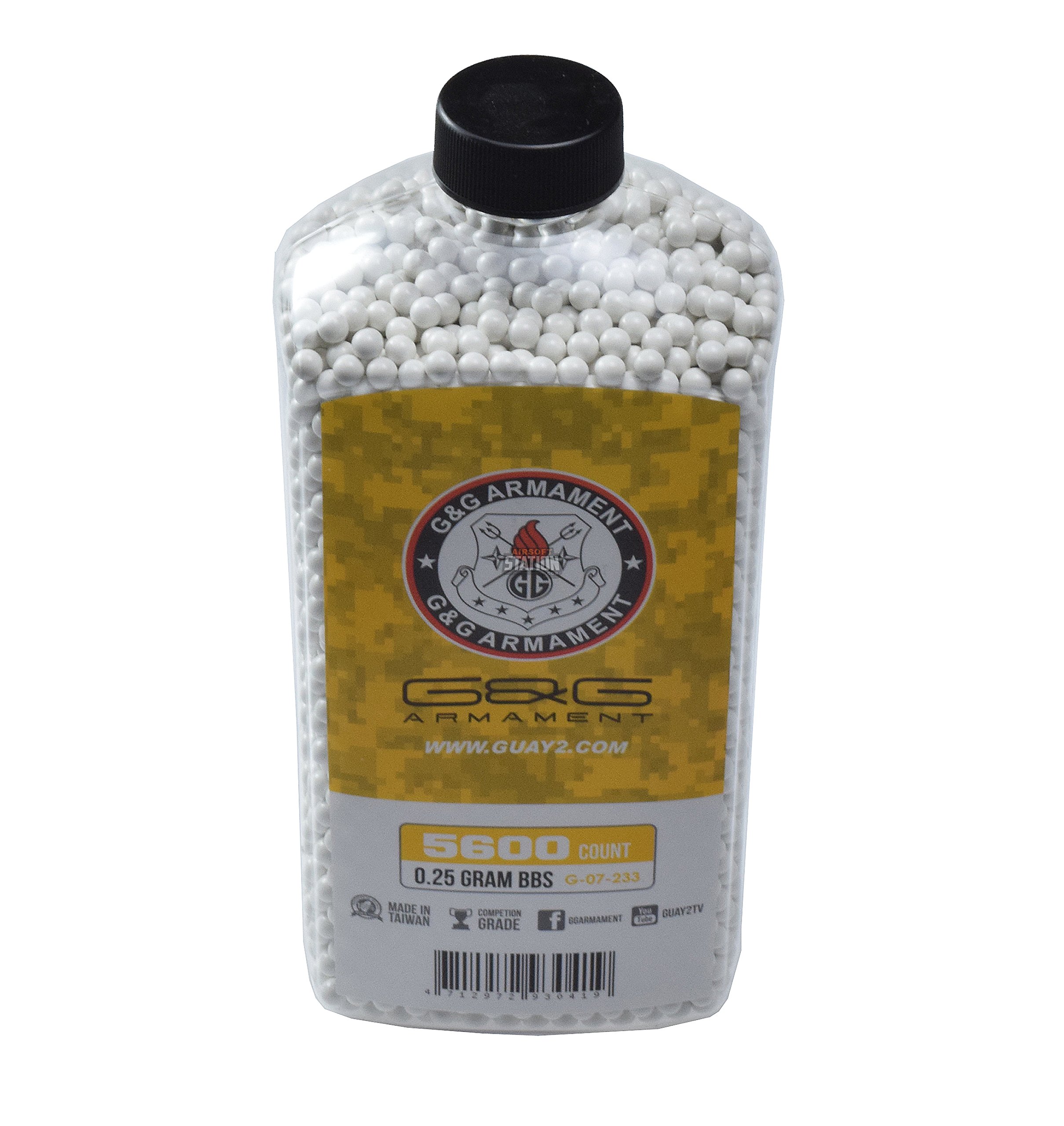 G&G Armament 0.25 Gram 5600ct Airsoft BBs