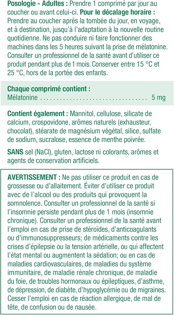 Jamieson Melatonin 5mg Fast Dissolving Tablets 100 Count