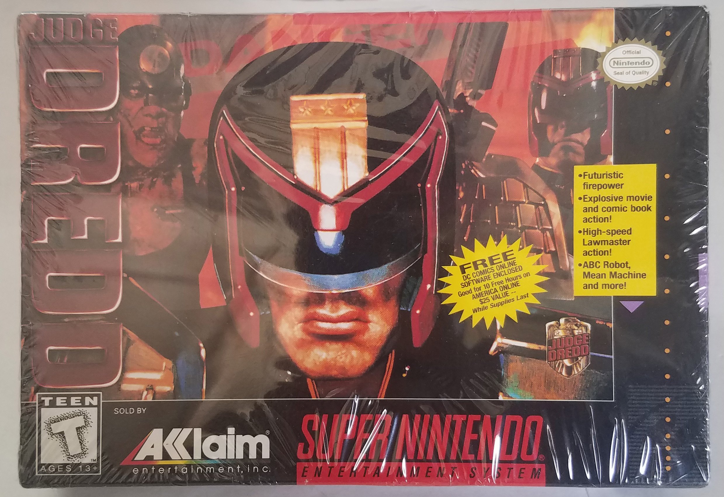 Amazon.com: Judge Dredd - Nintendo Super NES : Video Games