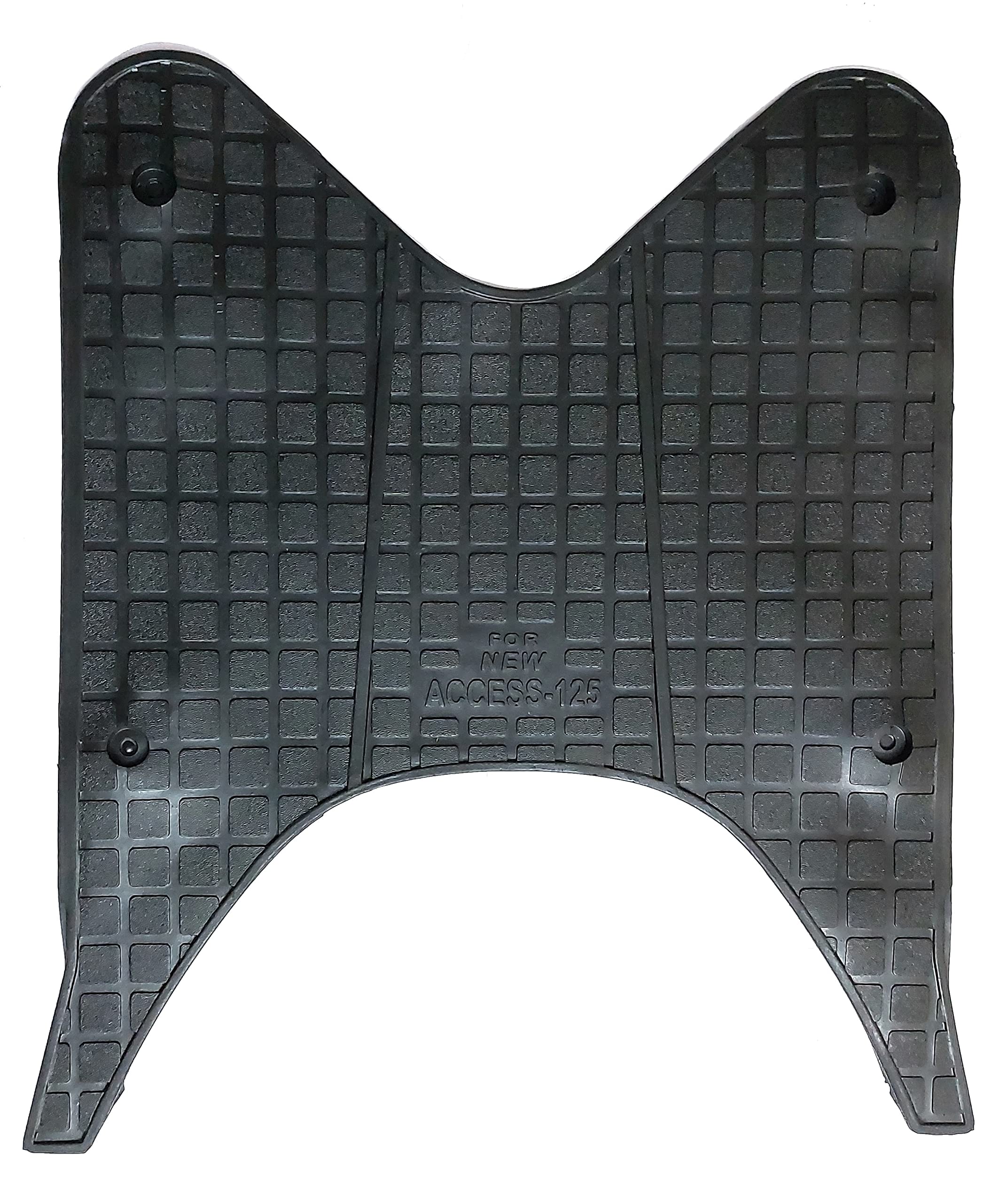 Zealsy Anti Skid Foot Floor Mat for Access 125 Scooter Black