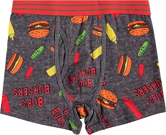 Bob's Burgers Mens Boxer Briefs Mens 2 Pack Boxer Briefs Underwear - Bob, Tina & Louise Belcher
