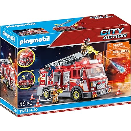 Playmobil Fire Truck - 2023 Version: A Thrilling Adventure for Budding Firefighters