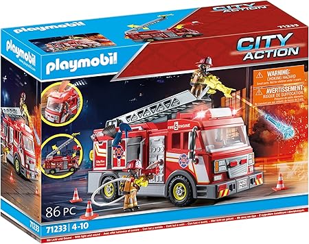 Playmobil Fire Truck with Accessories and 2 Figures