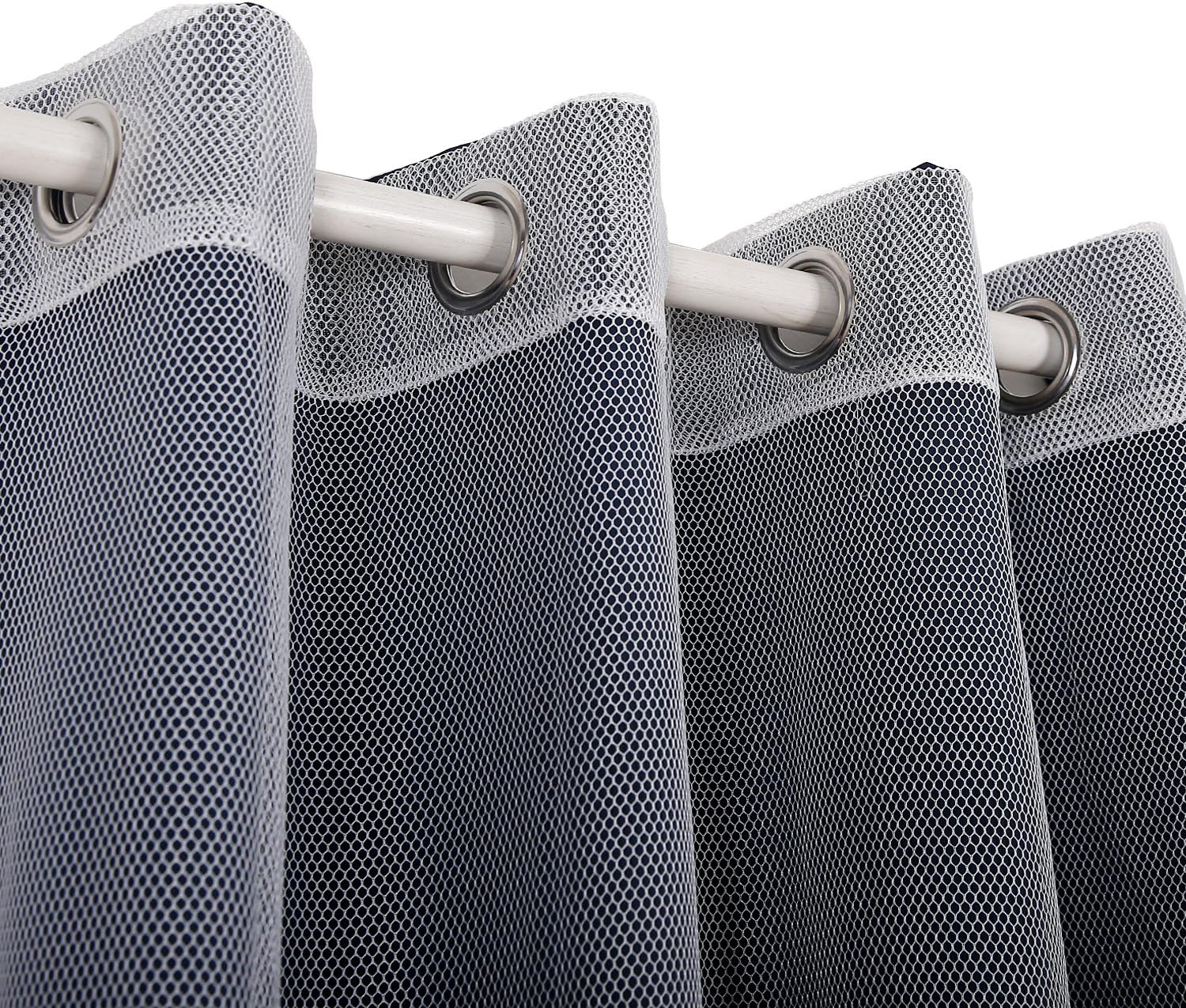 Paneles de Ventana Deconovo con Grommet Mix and Match Cortinas de