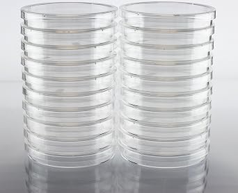 Sterile 100 mm X 15 mm Petri Dish with Lid, Vented, 2 x Pack of 10