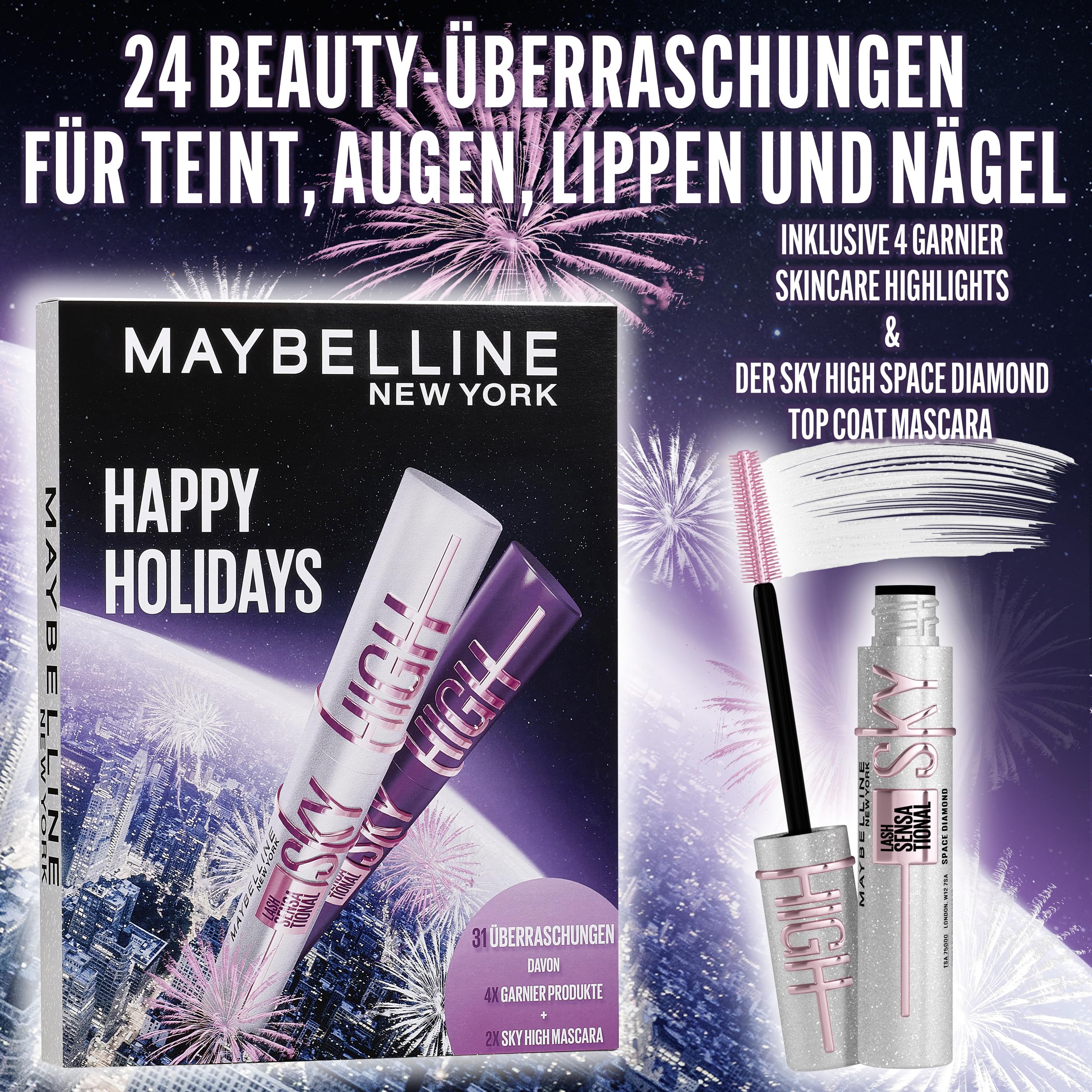 Maybelline New York Calendario de Adviento 31 puertas 2025