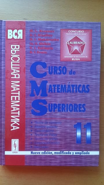 Portada de Curso de matemáticas superiores. Teoría de números. Álgebra