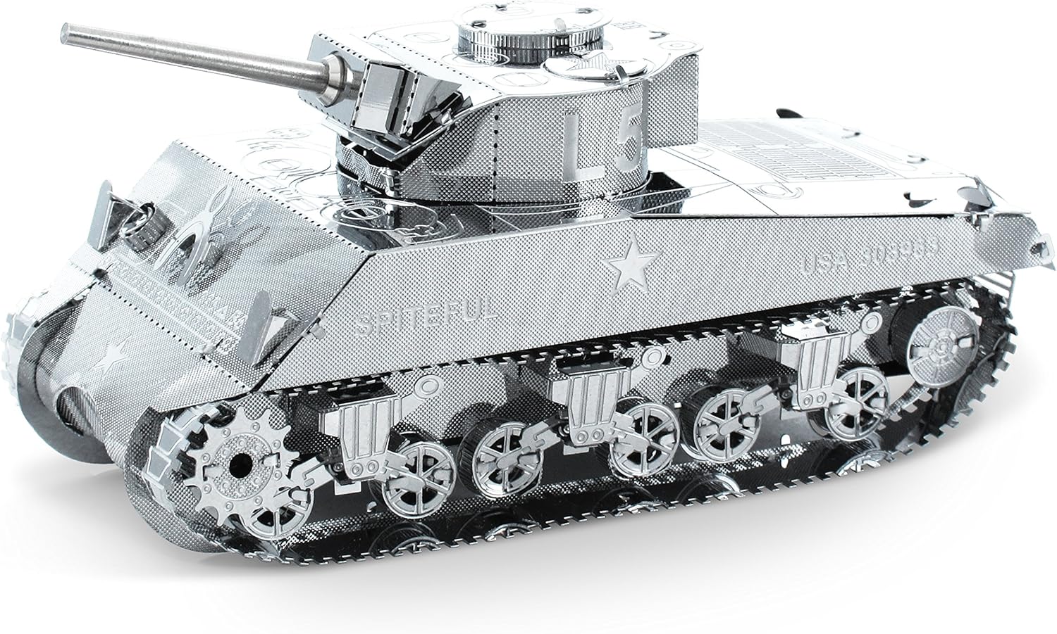 Metal Earth 3D Model Kits - Tanks Set of 4 - Tiger 1, T-34, Chi-Ha and Sherman