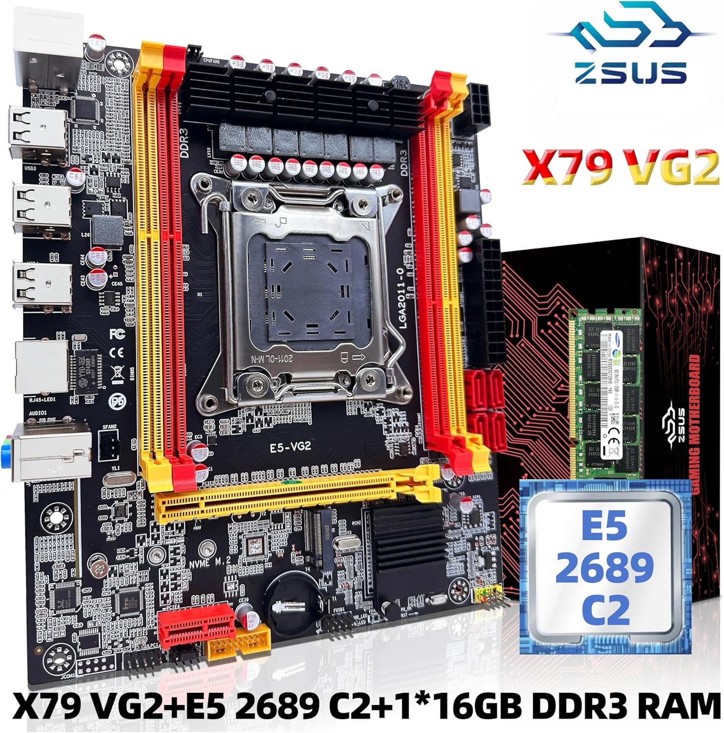 ZSUS-X79 VG2 Motherboard Kit with CPU and RAM