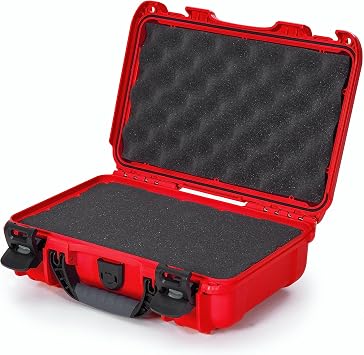 Nanuk 909 Waterproof Hard Case with Foam Insert - Red