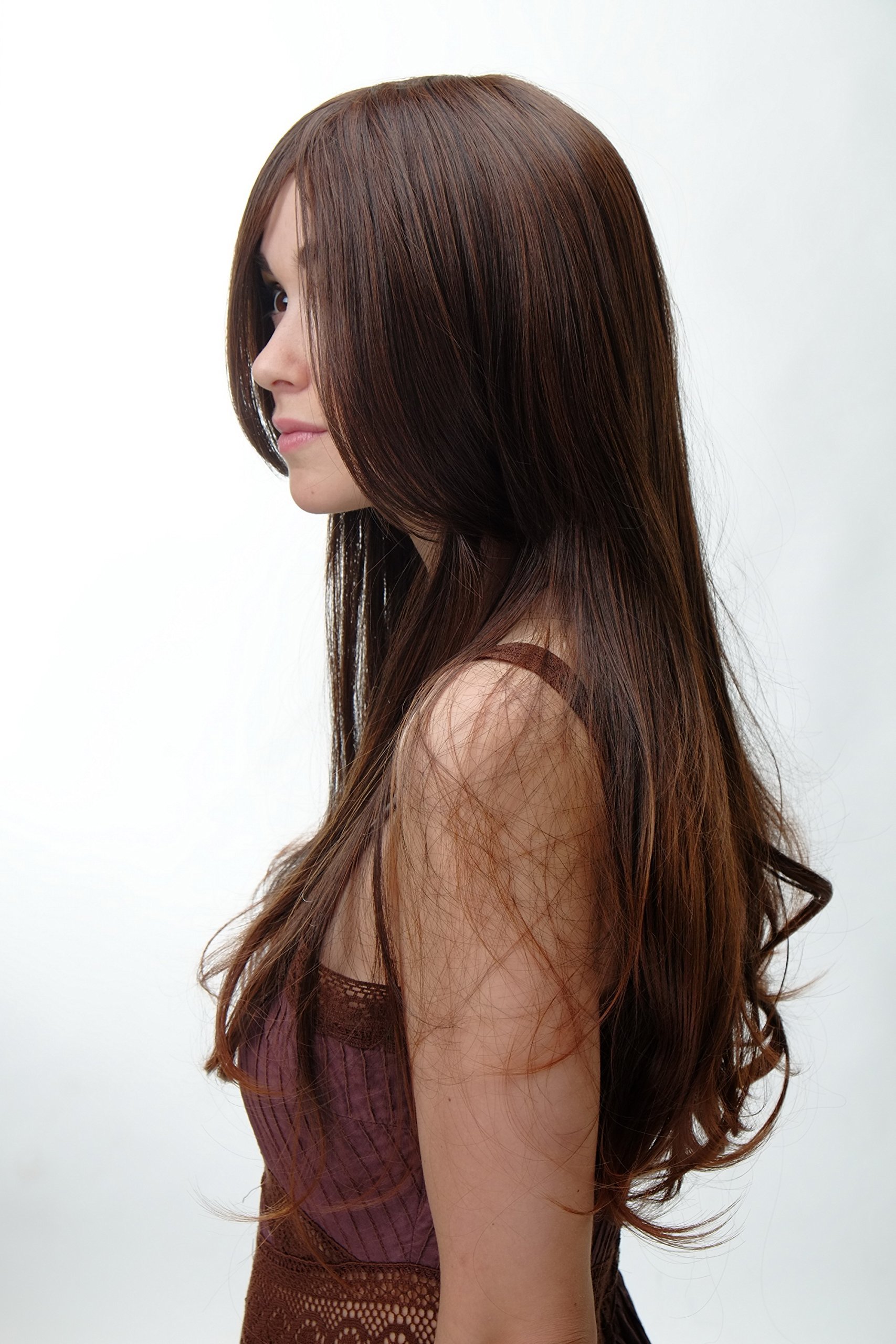 WIG ME UP - Wig Long Straight Chestnut brown mix 3445-2T30, mixed blond, Length: approx. 55 cm - Image 3