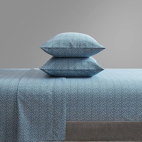 Miniatura 3 de Chic Home Raven - Juego de sábanas de 4 piezas de color sólido con diseño de estampado de animales de puntos blancos, incluye 1 encimera, 1 sábana