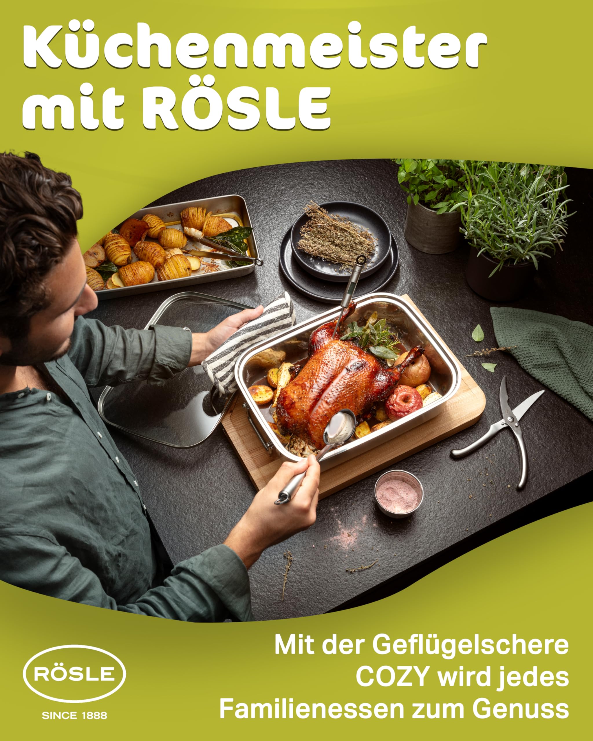Rösle COZY Ciseaux à volaille 24,5 cm
