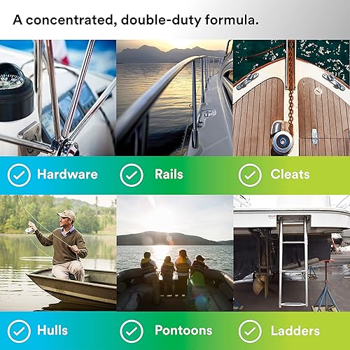 Miniatura 4 de 3M Restaurador y pulidor de aluminio marino, 09020, 18 oz, para detalles marinos, elimina la oxidación pesada y la tiza, 1 tubo