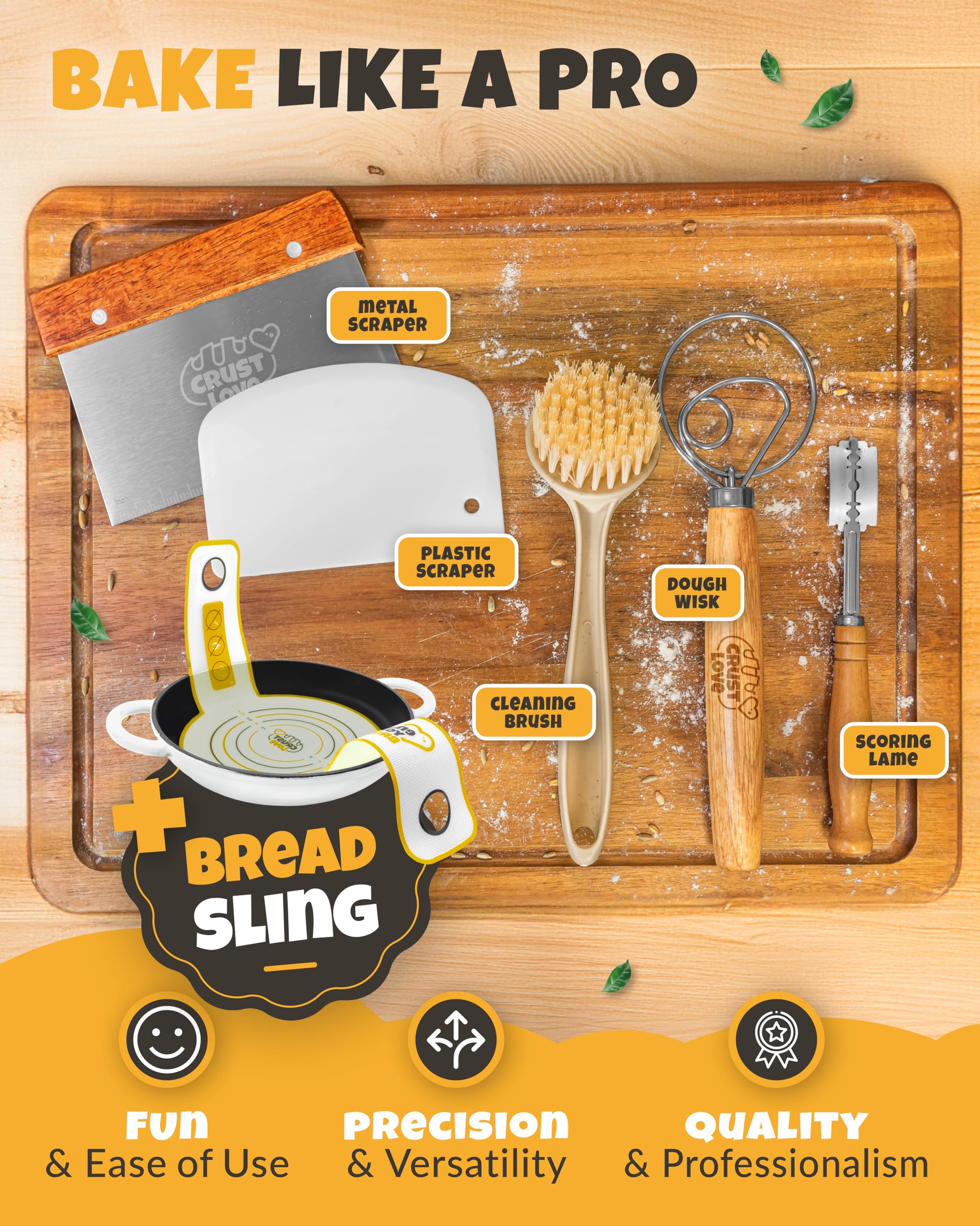 CRUSTLOVE Dutch Oven - Bread Baking Kit -5