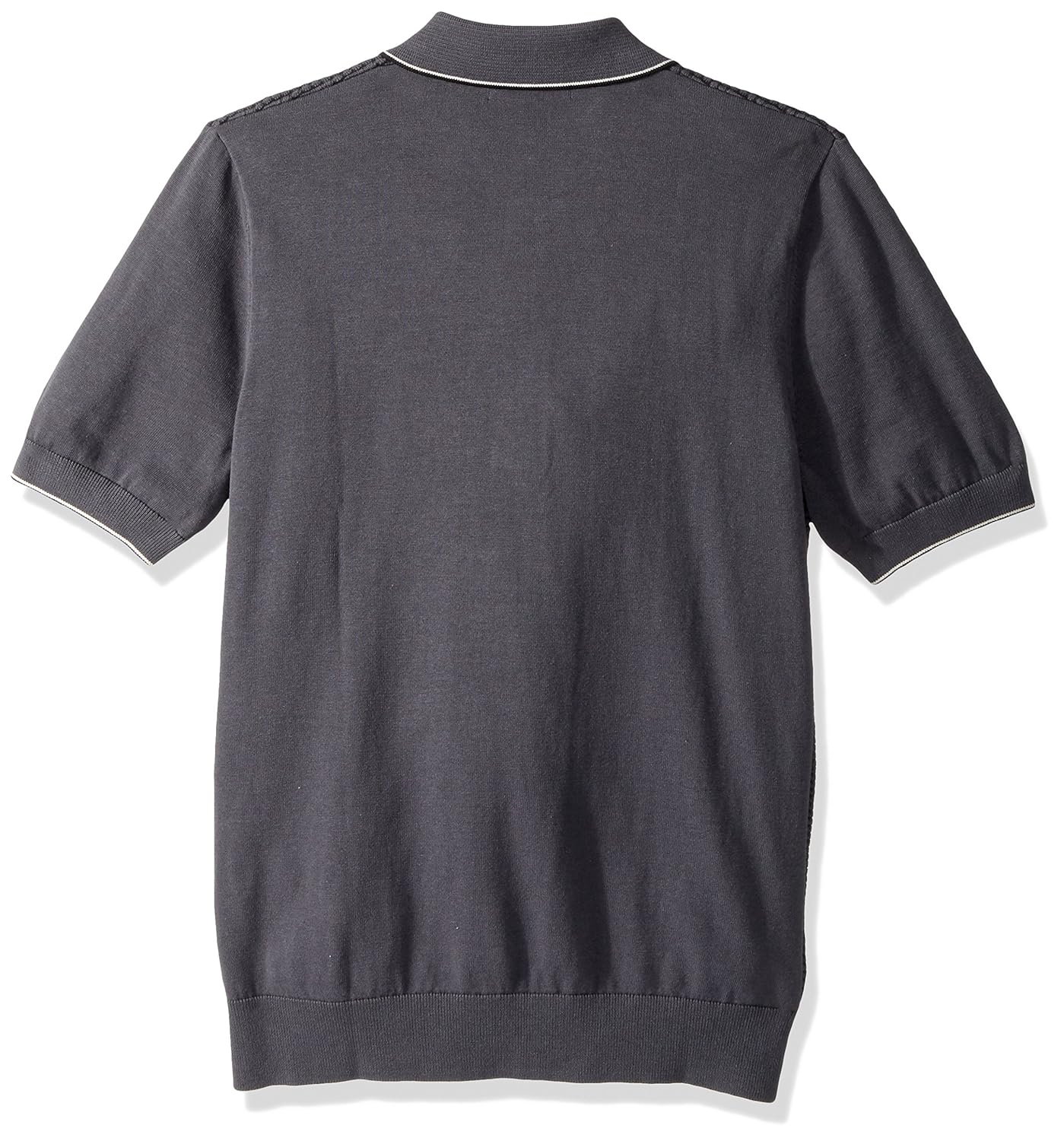 Buy Fred Perry Men's Textured Knitted Shirt, Charcoal, Medium at