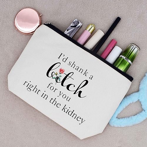 Miniatura 86 de LIBIHUA Bolsa de maquillaje para mujer, bolsa de cosméticos regalos para ella, bolsa de viaje femenina, Beige, 317-especial Hija