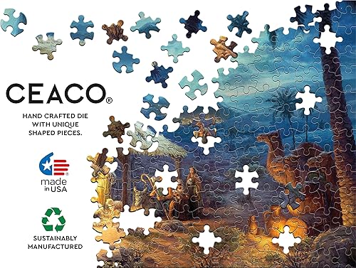 Miniatura 5 de Ceaco - Thomas Kinkade - Holiday - Belén - Rompecabezas de 1000 piezas