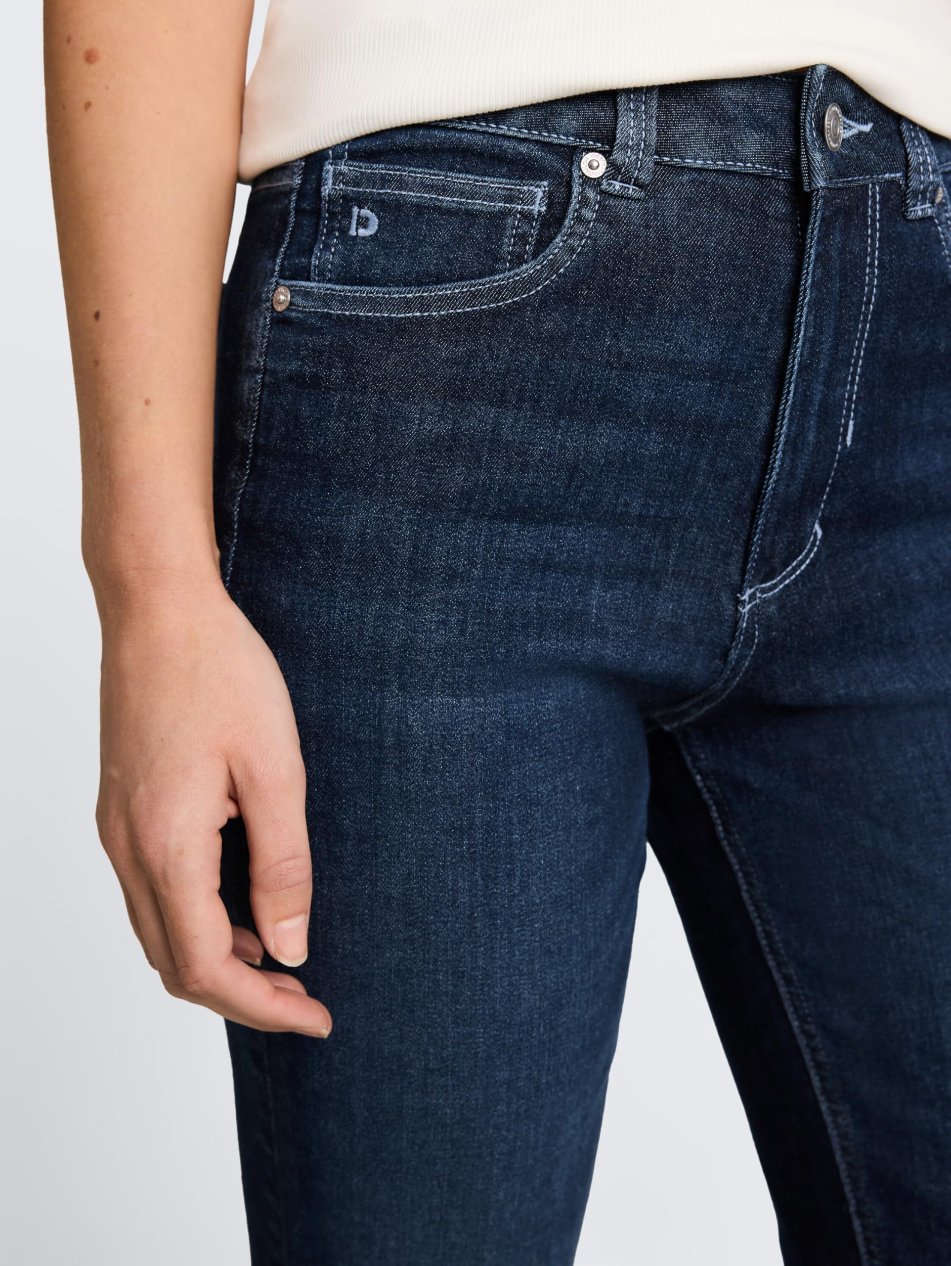 Tom Tailor Denim Damen TTAVA Flared Jeans mit Stretch 1051479