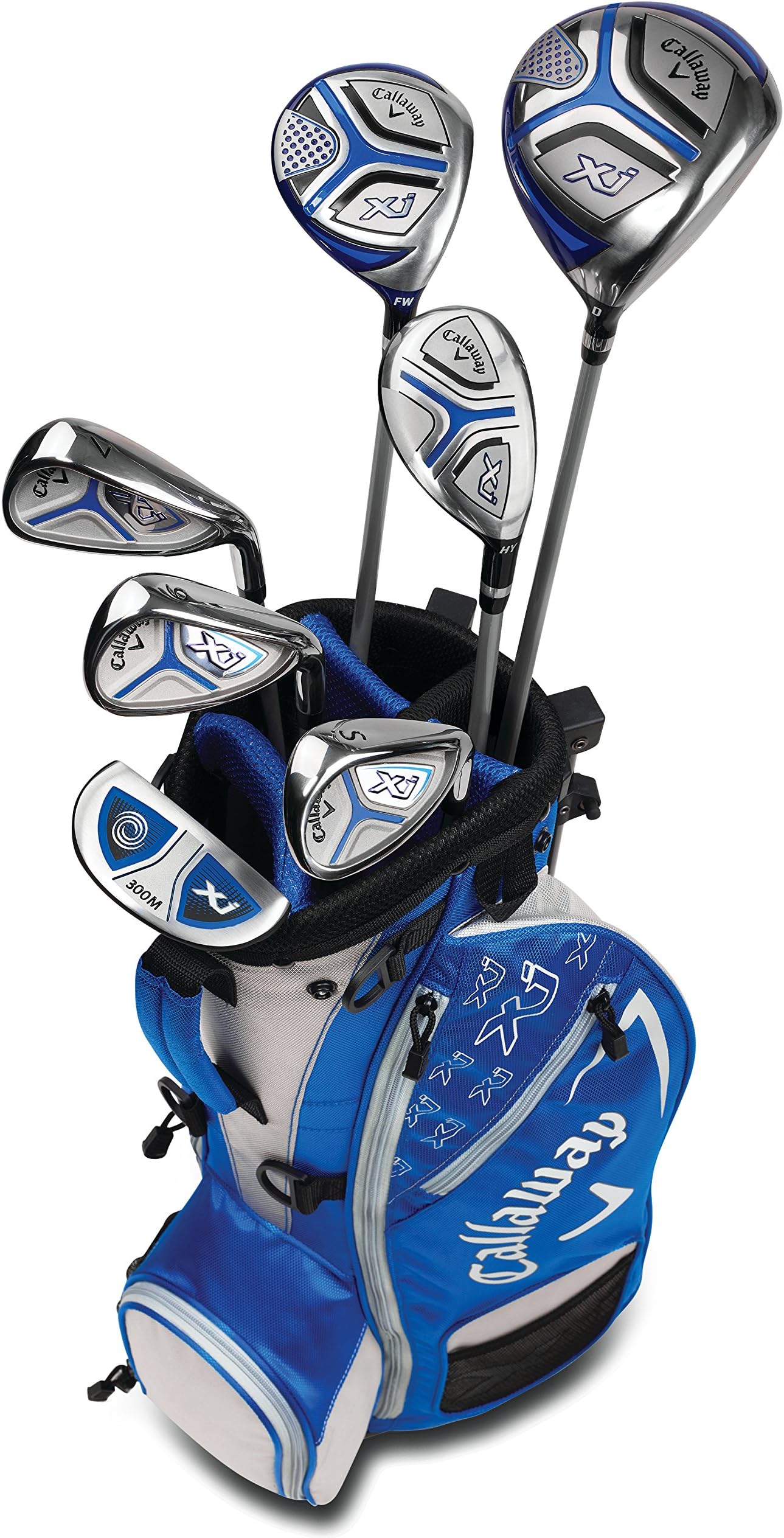 Callaway Golf 2018 Xj Junior Set, Level 3, 7 Piece Right Hand, Blue