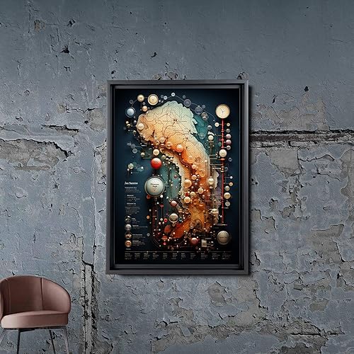 Miniatura 4 de US Map Wall Art, Classroom Decor,USA Map, Kids Room Wall Art, Geography Wall Art, US Map of America Print, Kids Room Map, home decor, Canvas Wall