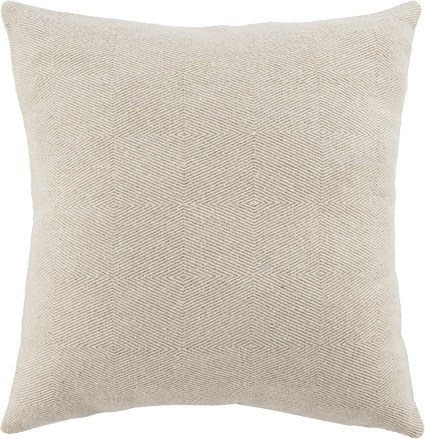 SAFAVIEH Darci Throw Pillow, 22"x22", Natural