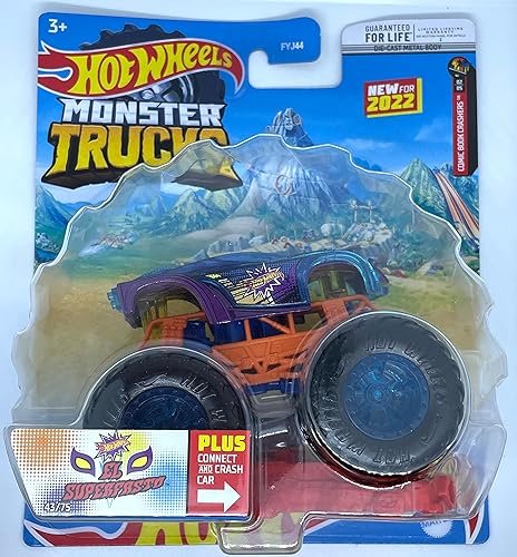Hot Wheels 2022 - Monster Trucks - EL SUPERFASTO - Crashers de cómics - 4375