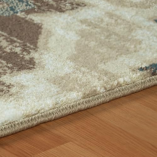 Miniatura 3 de Superior Walker Collection - Alfombra de área de 0.394in, altura de pelo con respaldo de yute, alfombras modernas y asequibles, patrón de medallón