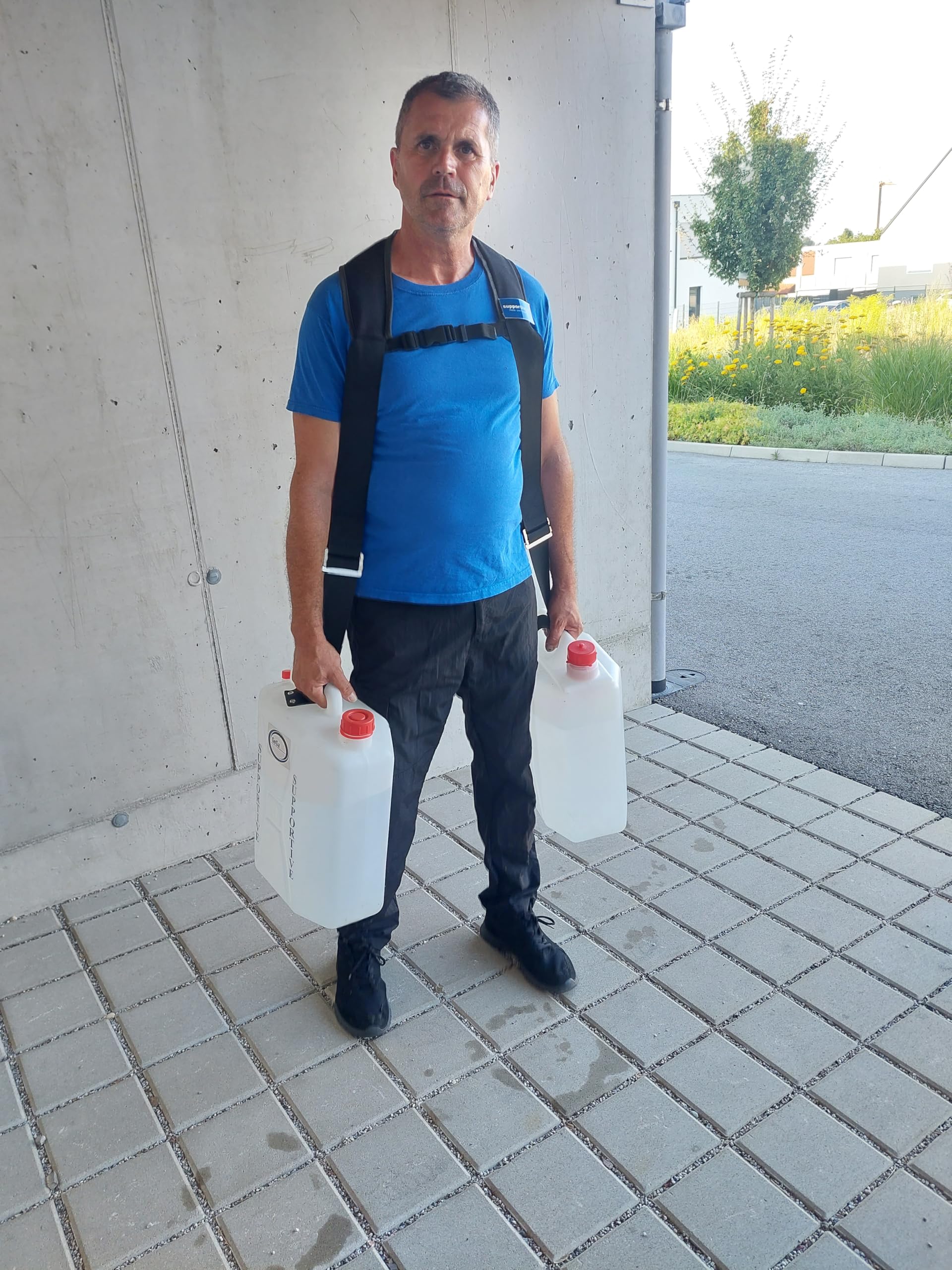 "ONE-MAN LIFTING STRAP" (Erweiterte Körpereinstellungen im Schulterbereich)