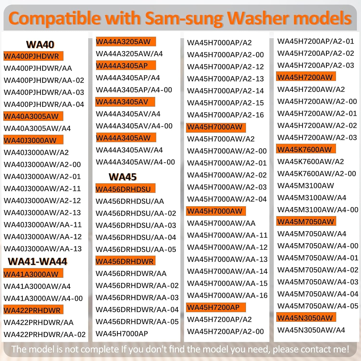 WA52M8650AV/A4 WA52M7750AW/A4 WA45M3100AW/A4 WA44A3405AW WA40A3005AW WA41A3000AW WA44A3205AW Washer Drain Pump Fit for Sam-sung Washers WA40 WA41 WA44 WA45 WA46 WA47 WA50 WA52 Series
