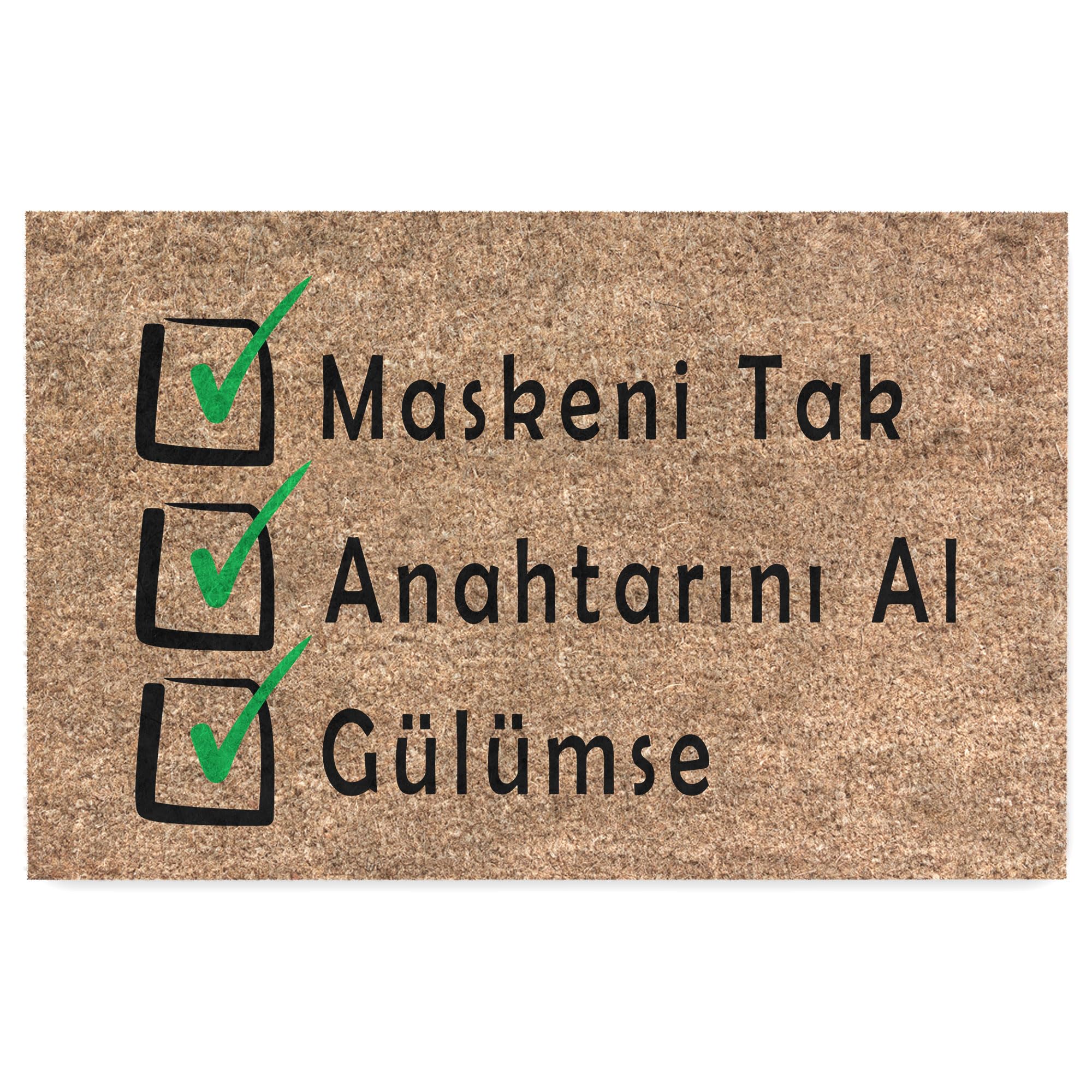 MONNHEIN Kapı Önü Paspası - Modern ve Şık Kapı Paspası | Ev, Ofis ve Dış Mekân Kullanımı İçin (Pozitif Başlangıç)