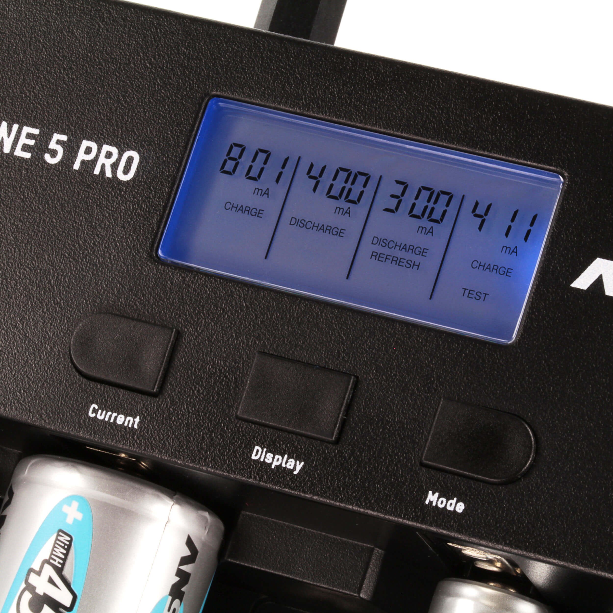 Ansmann - Cargador para 4 Pilas AA/AAA con USB